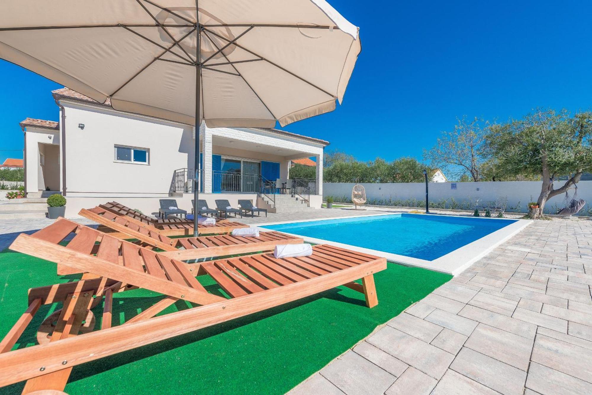 Villa Tara Zadarvillas Tinj Exterior foto